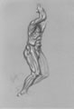 Michael Hensley Drawings, Male Form 6